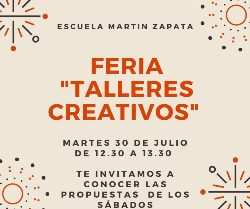 imagen Feria de talleres creativos: opciones para el segundo cuatrimestre