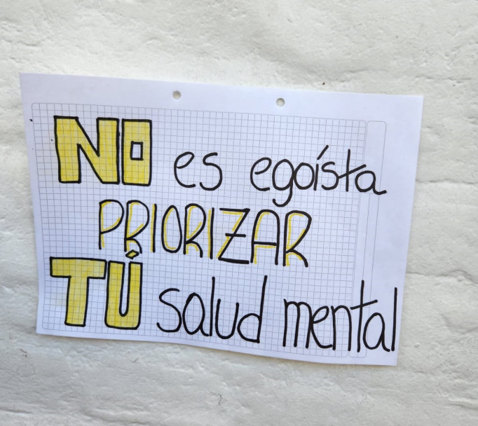 imagen El Centro de estudiantes realiza una campaña por el mes de prevención del suicidio