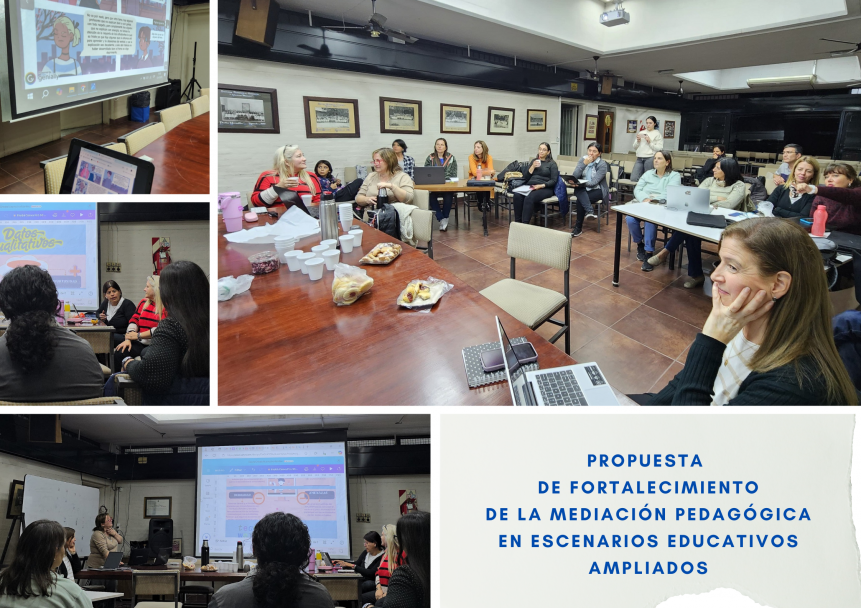 imagen Se desarrolla un trayecto de Fortalecimiento de la Mediación Pedagógica en Escenarios Educativos Ampliados