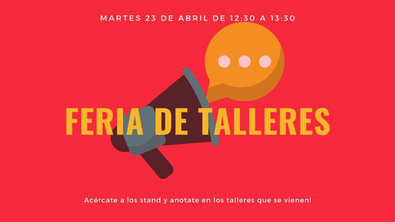 imagen Te invitamos a la Feria de Talleres