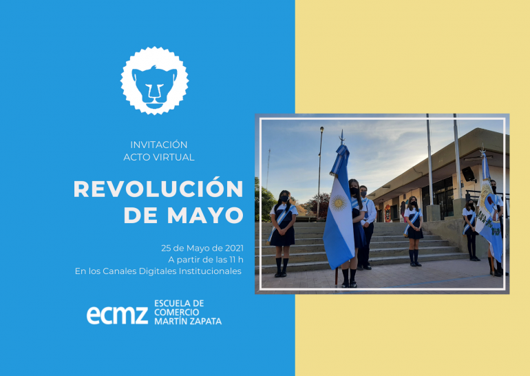 imagen Revolución de mayo: invitación al acto virtual