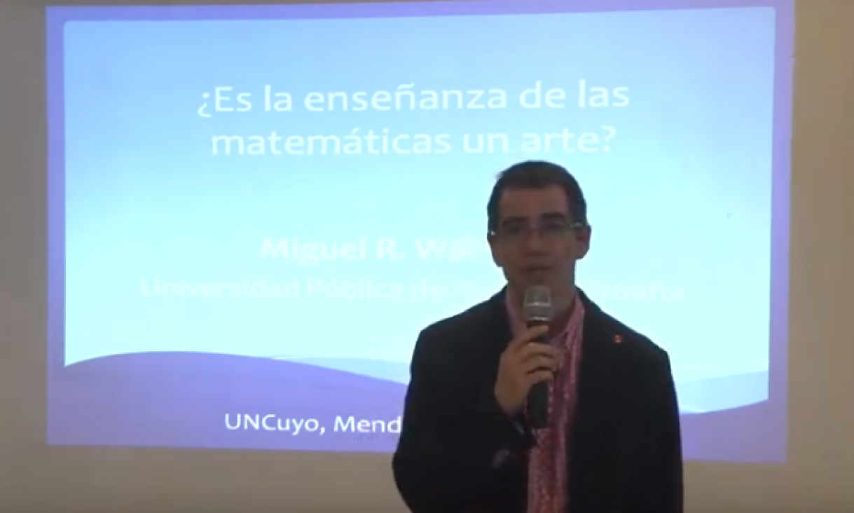 imagen "¿Es la enseñanza de las matemáticas un arte?" Dr. Miguel R. Wilhelmi (Video completo)