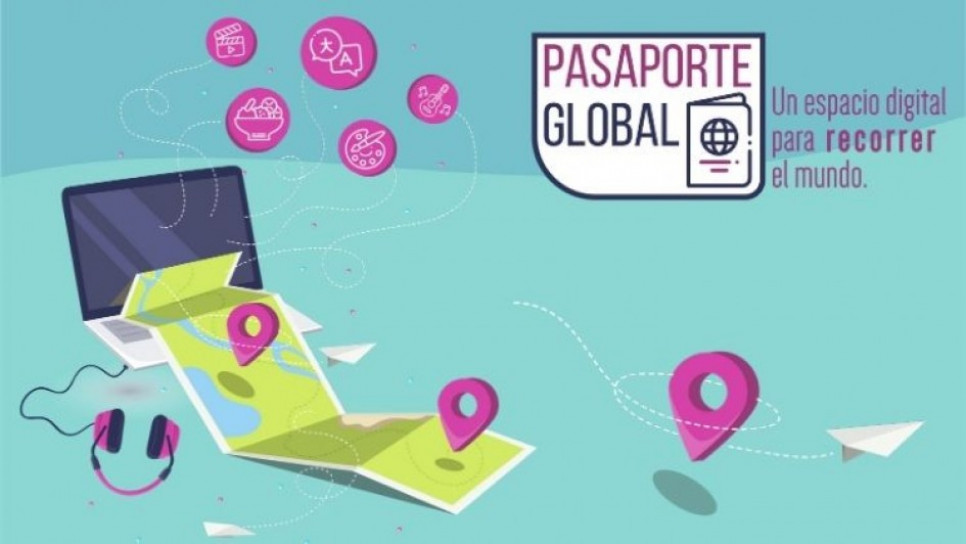 imagen Pasaporte en mano que empieza el viaje por Europa con charlas y talleres virtuales