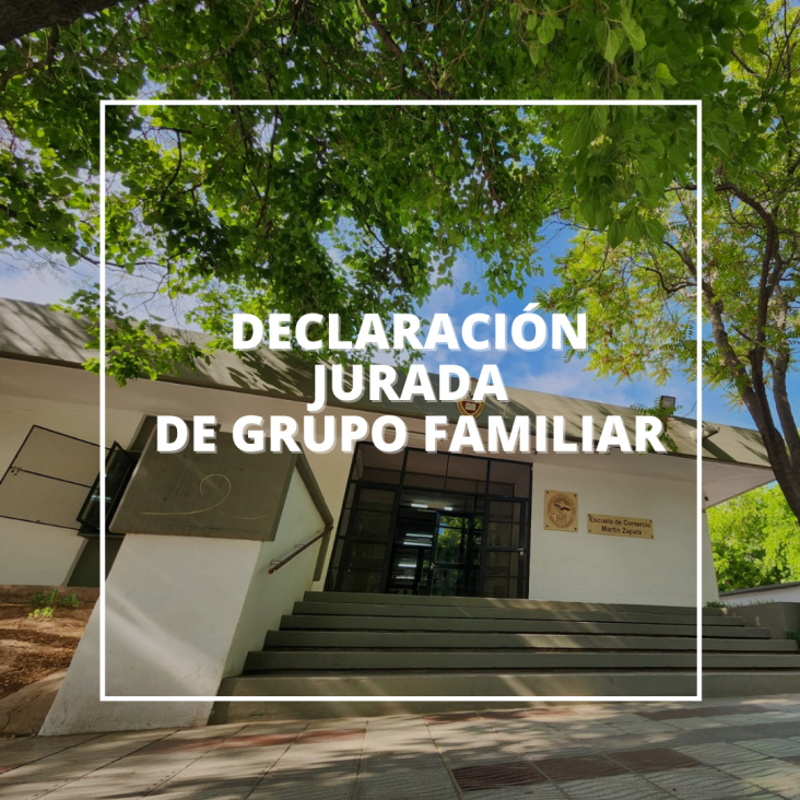 imagen Presentación de declaración jurada de grupo familiar