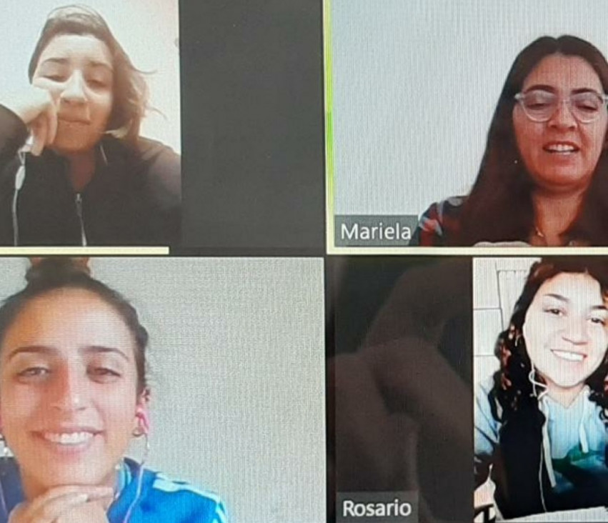 imagen Estudiantes universitarias realizaron sus prácticas profesionales en la escuela Martín Zapata