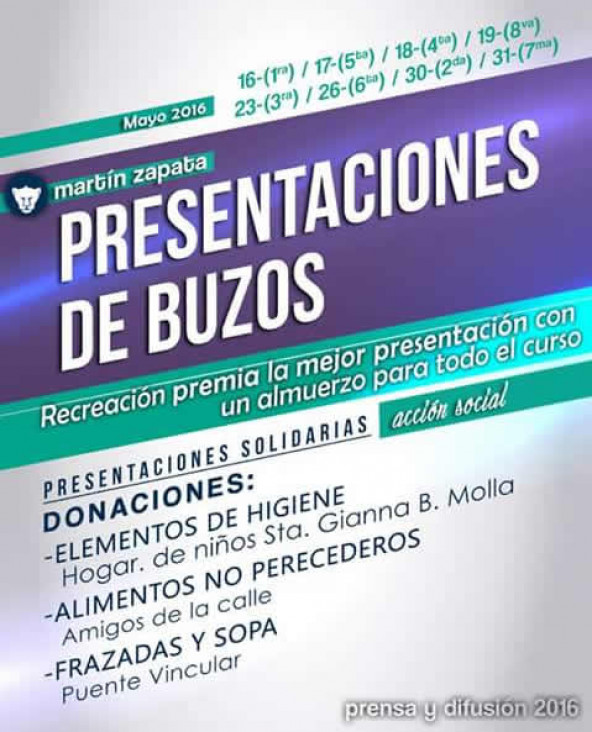 imagen Arrancan las presentaciones de los buzos!!