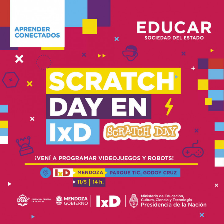 imagen Scratch Day: Infinito por Descubrir invita a programar videojuegos y robots