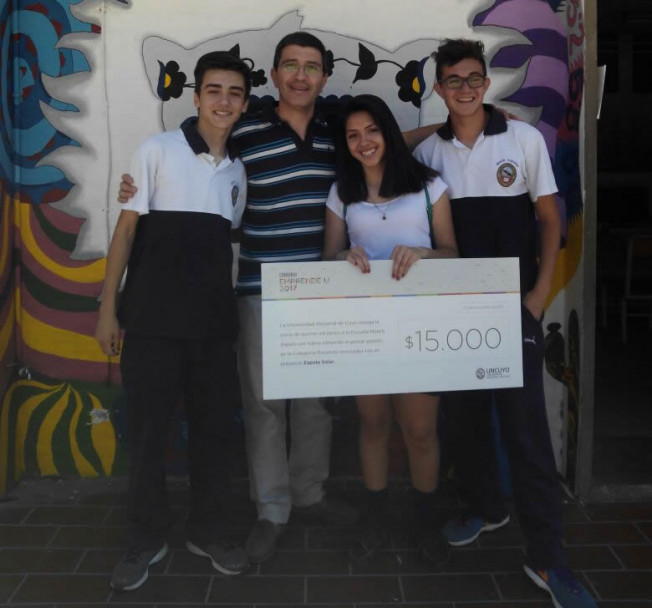 imagen El proyecto Zapata Solar obtuvo el primer premio en el Concurso Emprende U